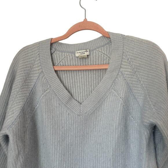 Club Monaco Cashmere Jacquard V-Neck Sweater XS - Picture 8 of 14